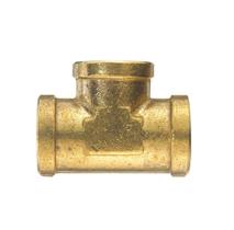 Encaixe de tubulação Homeplus+ Brass FPT Tee de 3/8 polegadas