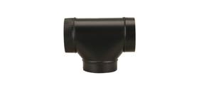 Encaixe de tubulação Imperial BM0085 Black Tee 20cm 24GA Encaixe de tubulação Imperial BM0085 Black Tee 20cm 24GA