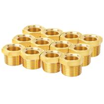 Encaixe de tubulação: redutor de latão ChillWaves, bucha hexagonal 3/8 NPT macho x 1/8 NPT fêmea