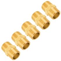 Encaixe de tubulação SUNGATOR 1/2" NPT macho mamilo hexagonal de latão masculino