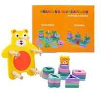 Encaixe Divertido Formas e Cores Ursinho - Toymix