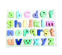 Encaixe Divertido Letras Minúsculas Mdf - Toy Mix Encaixe Divertido Letras Minúsculas Mdf - Toy Mix
