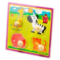 Encaixe e Brinque Animais com Puxador Largo 2 - Dican