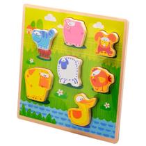 Encaixe e Brinque Blocos Fazenda - Dican