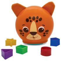 Encaixe formas - oncinha pintada