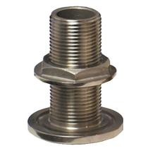 Encaixe Thru-Hull em aço inoxidável GROCO 3/4 NPS NPT com porca