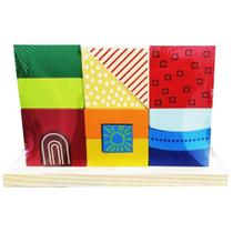 Encaixe Vertical Brinquedo Educativo De Madeira