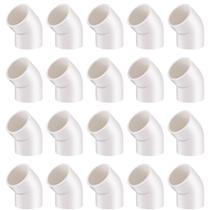 Encaixes de tubulação: cotovelo de 45, 1-1/4", PVC Schedule, 40 x 20 unidades