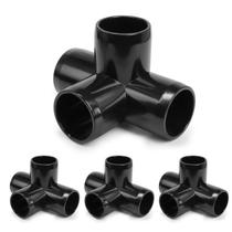 Encaixes de tubulação de PVC Zernmiarder 4 vias 1 polegada SCH40 - 12 peças