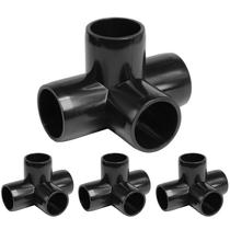 Encaixes de tubulação de PVC Zernmiarder 4 vias 3/4 polegadas SCH40 12 peças Encaixes de tubulação de PVC Zernmiarder 4 vias 3/4 polegadas SCH40 12 peças