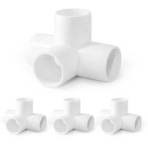 Encaixes de tubulação de PVC Zernmiarder SCH40 de 4 vias de 3/4 polegadas - 12 peças Encaixes de tubulação de PVC Zernmiarder SCH40 de 4 vias de 3/4 polegadas - 12 peças