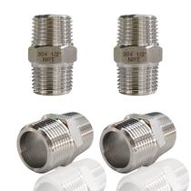 Encaixes de tubulação ZOUNI 4PCS Hex Nipple 1/2 macho x 1/2 macho
