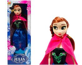 Encantadora Boneca Anna de Frozen Com Vestido Magia Julia