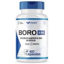 Encapsulado BORO 400MG Muwiz 60 Cápsulas Suplemento Alimentar Encapsulado BORO 400MG Muwiz 60 Cápsulas Suplemento Alimentar