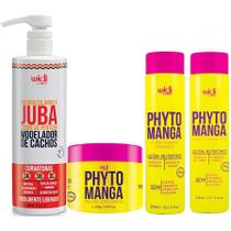 Encaracolando a Juba Widi Care + Kit Phyto Manga Shampoo - Condicionador - Máscara 300g
