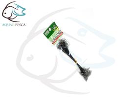 Encastoado / Empate de aço - Preto 6'' (15 cm - 30 unidades)