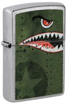 Encendedor Mecánico Zippo Street Chrome Dientes de Tiburón 81421