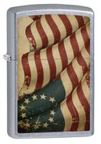 Encendedor Zippo 1776 Bandera Americana Street Chrome 76128 Encendedor Zippo 1776 Bandera Americana Street Chrome 76128