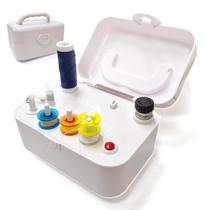 Enchedor de Bobina Canelinha Costura Bordado Portátil Pilha e Elétrico