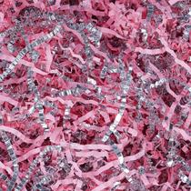 Enchedor de cesta de presente TANMWZK Crinkle Cut Paper 227g rosa prateado Enchedor de cesta de presente TANMWZK Crinkle Cut Paper 227g rosa prateado