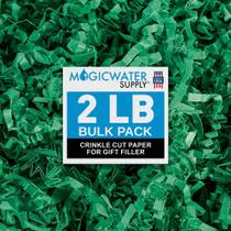 Enchedor de papel enrugado MagicWater Green de 1 kg para cestas de presentes Enchedor de papel enrugado MagicWater Green de 1 kg para cestas de presentes