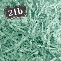 Enchedor de trituração de papel ZEBMOON 0,9 kg Blue Crinkle Cut