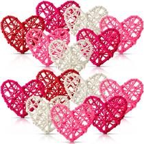 Enchedor de Vasos Rattan Hearts MTLEE (16 Peças) - Decoração Dia dos Namorados Enchedor de Vasos Rattan Hearts MTLEE (16 Peças) - Decoração Dia dos Namorados