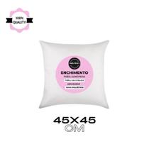 Enchimento Almofada Fibra Siliconada 45x45 300g - Macio