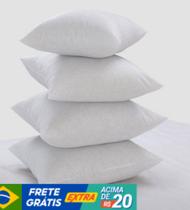 Enchimento Almofada Refil 45x45 Silicone Kit Com 4 Unidades