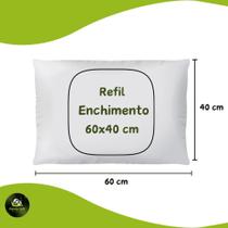 Enchimento de Almofada Refil - 40x60 - 1 Unidade Enchimento de Almofada Refil - 40x60 - 1 Unidade