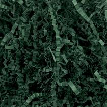Enchimento de papel enrugado cortado, 1 kg, verde escuro para embrulho de presente