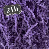 Enchimento de trituração de papel cortado enrugado 1 kg roxo ZEBMOON