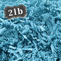 Enchimento de trituração de papel cortado enrugado 1 kg ZEBMOON Blue C