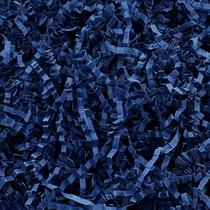 Enchimento de trituração de papel cortado enrugado Corlcol 0,45 kg azul marinho