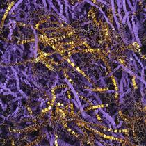 Enchimento de trituração de papel cortado enrugado TANMWZK 227 g de ouro roxo