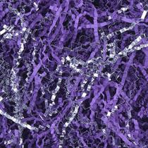 Enchimento de trituração de papel cortado enrugado TANMWZK 227g roxo prata Enchimento de trituração de papel cortado enrugado TANMWZK 227g roxo prata