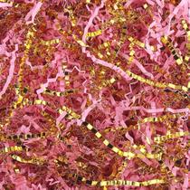 Enchimento de trituração de papel cortado enrugado TANMWZK 454g de ouro rosa Enchimento de trituração de papel cortado enrugado TANMWZK 454g de ouro rosa