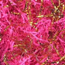 Enchimento de trituração de papel enrugado TANMWZK 8 onças de ouro rosa Enchimento de trituração de papel enrugado TANMWZK 8 onças de ouro rosa