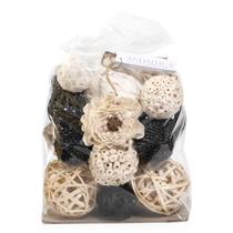 Enchimento de vasos decorativos Orbs ANDALUCA em preto e branco (14 unidades) Enchimento de vasos decorativos Orbs ANDALUCA em preto e branco (14 unidades)