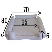 Enchimento P/ Cama Pet Caminha com Lateral e Colchão Confortável e Macio