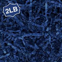 Enchimento para trituração de papel cortado enrugado Corlcol 1 kg azul escuro