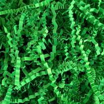 Enchimento para trituração de papel enrugado Corlcol 454g (verde floresta)