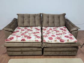 Enchimento superior para assento do sofá impermeável dupla face com lado liso e lado estampado - Beatriz Enxovais