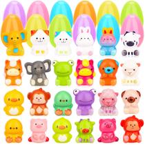 Enchimentos de ovos de Páscoa Gralima Animal Squishy Toys, pacote com 24 Enchimentos de ovos de Páscoa Gralima Animal Squishy Toys, pacote com 24