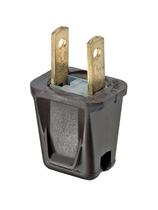 Enchufe eléctrico Leviton 10 Amperios 2 polos marrón 15,2x2,54x0,25 cm