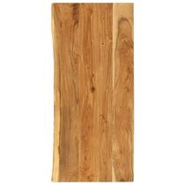Encimera de baño sólida de madera de acacia 120x55x4 cm vidaXL
