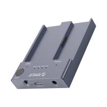 Enclosure Dual Bay NVMe USB C Para SSD ORICO M.2 Duplicador De Alumínio Clone Offline Para SSDs PCIe