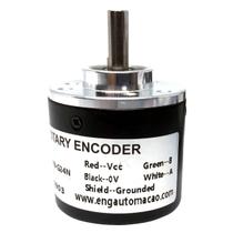 Encoder Incremental 100 Pulsos Canal Ab Npn Coletor Aberto Eixo 6Mm 5 A 24Vdc Modelo E38S6G5-100B-G24N (F1X)