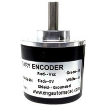 Encoder incremental 360 pulsos canal ab npn coletor aberto eixo 6mm 5-24vdc