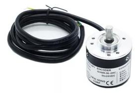 Encoder Incremental Rotativo 5V a 24V CC 600 Pulsos Eixo 6mm Encoder Incremental Rotativo 5V a 24V CC 600 Pulsos Eixo 6mm